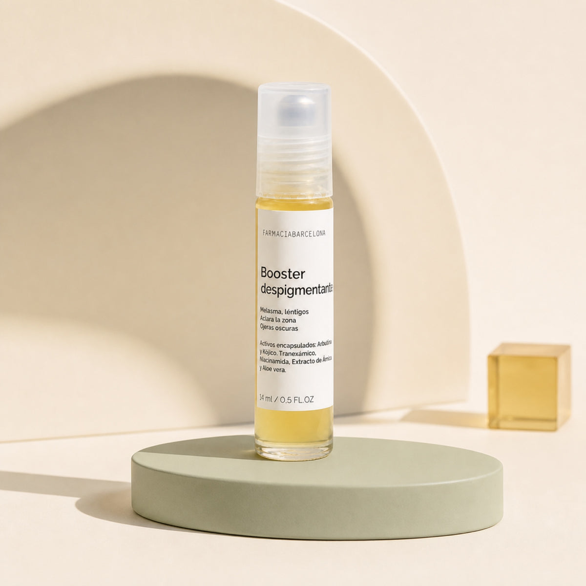 Boost Despigmentante Roll-on 15 ml. Imagen editorial del producto.
