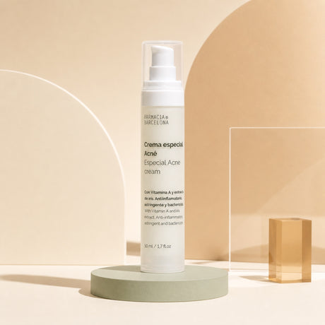 Crema Especial Acné 50 ml. Imagen editorial del producto.