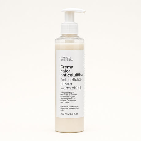 Crema Anticelulítica Calor 200 ml. Vista frontal del producto.