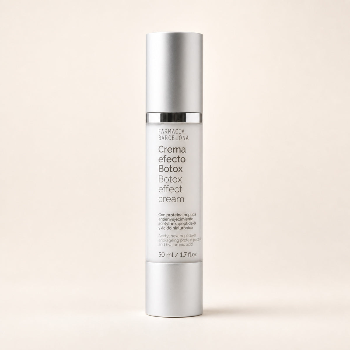 Crema efecto Botox 50 ml. Vista frontal del producto.