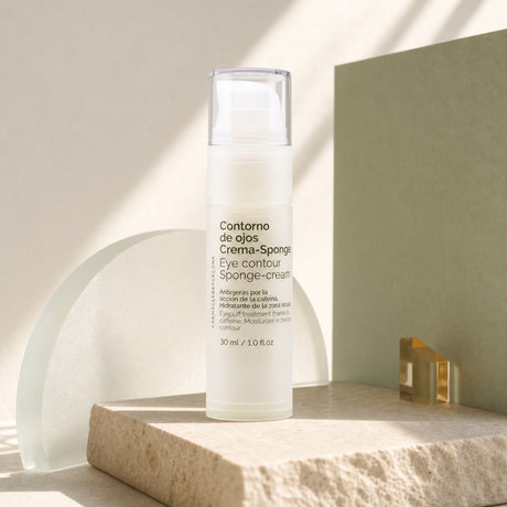 Crema-Sponge Contorno de Ojos 30 ml. Imagen editorial del producto.
