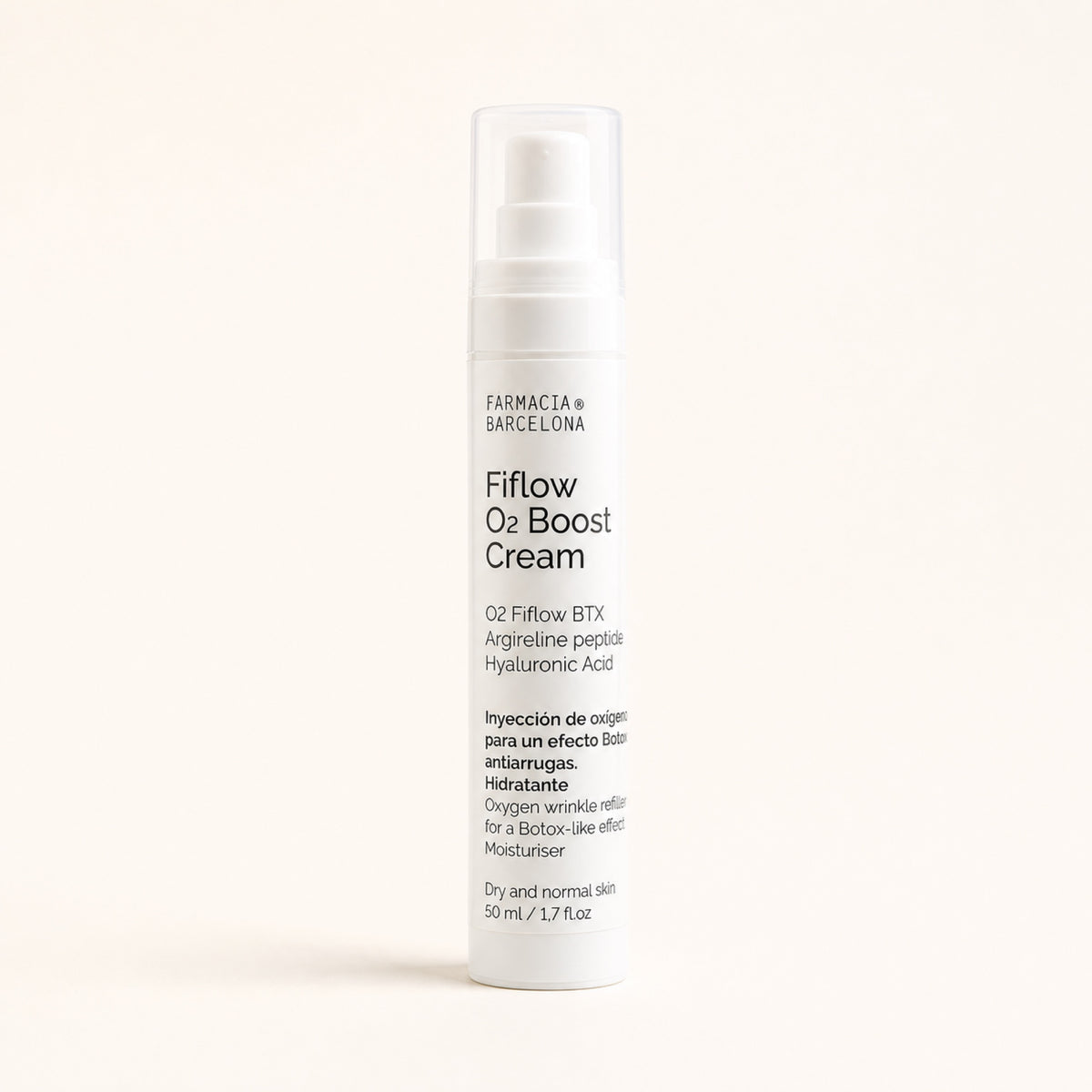 Fiflow O2 Boost Cream 50 ml. Vista frontal del producto.