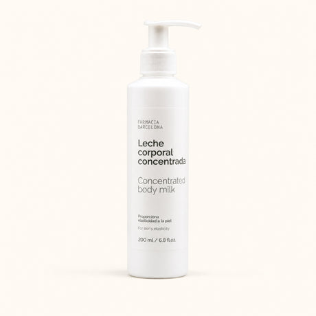 Leche Corporal Concentrada. Vista frontal del producto.