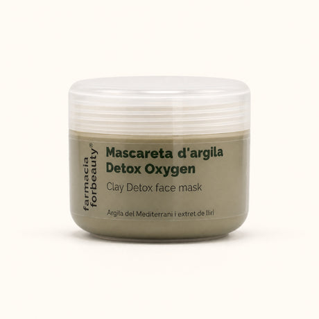 Mascarilla Argila Detox Oxygen 50 ml. Vista frontal del producto.