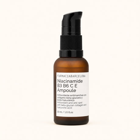 Sérum Niacinamida 30 ml. Vista frontal del producto.