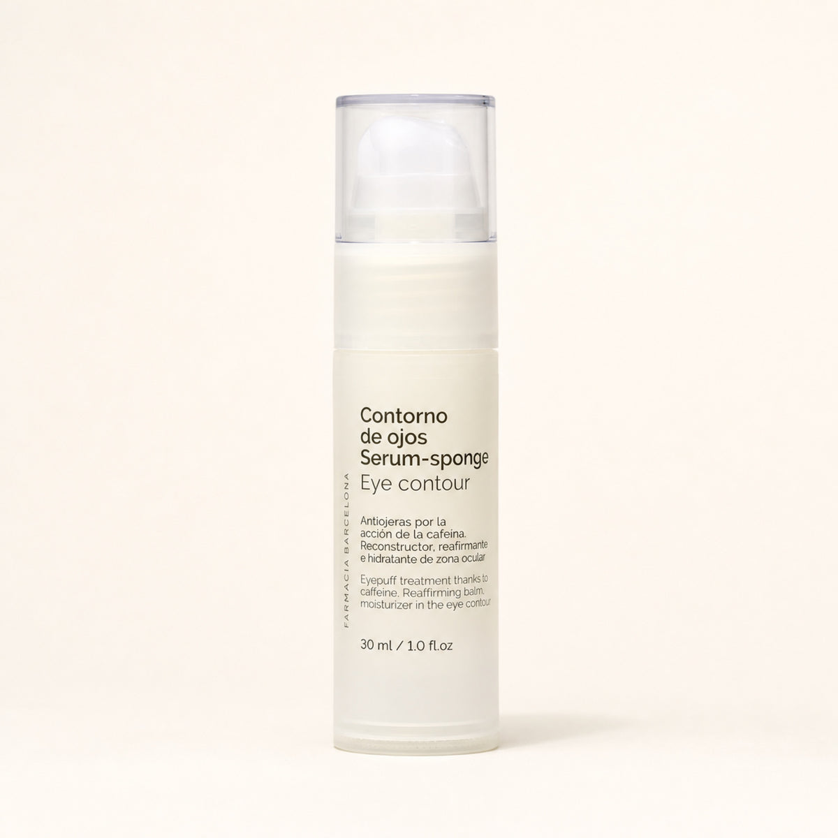 Sérum-Sponge Contorno de Ojos 30 ml. Vista frontal del producto.