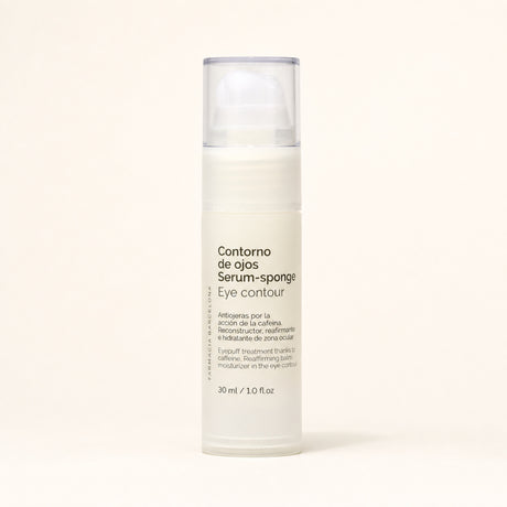 Sérum-Sponge Contorno de Ojos 30 ml. Vista frontal del producto.