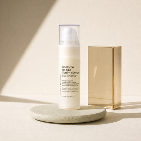 Sérum-Sponge Contorno de Ojos 30 ml. Imagen editorial del producto.