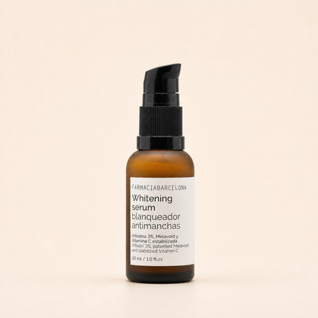 Whitening Sérum Blanqueador 30 ml. Vista frontal del producto.