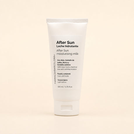 After Sun Leche Hidratante. Vista frontal del producto.