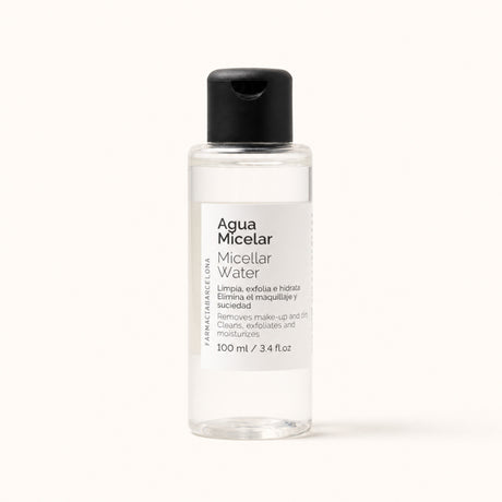 Agua Micelar. Vista frontal del producto.