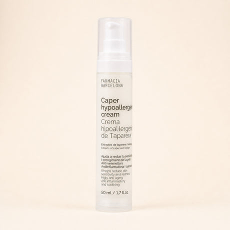 Caper Cream 50 ml. Vista frontal del producto.