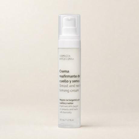 Crema Reafirmante Pecho y Cuello 50 ml. Vista frontal del producto.