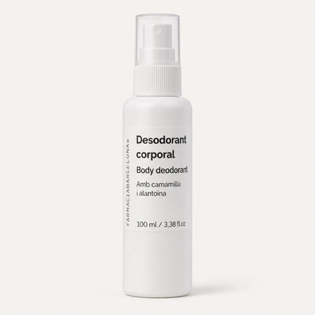 Desodorante Vaporizador Corporal 100 ml. Vista frontal del producto.