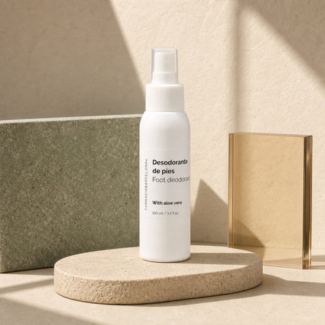 Desodorante Pies Antibacteriano 100 ml. Imagen editorial del producto.