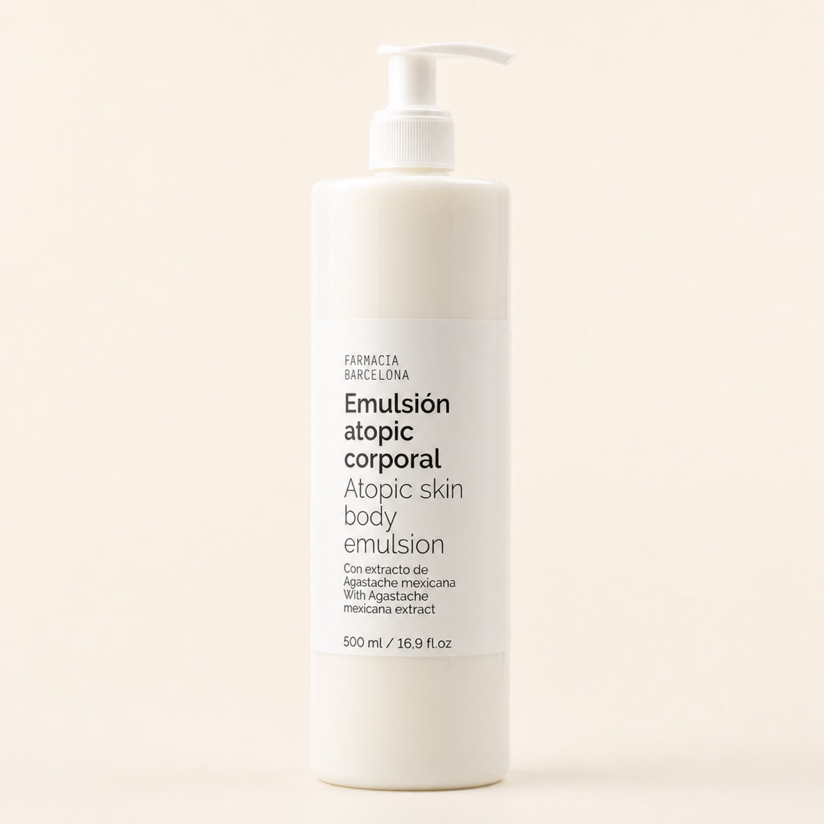Emulsión Atopic. Vista frontal del producto.
