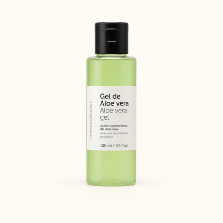 Gel Aloe. Vista frontal del producto.