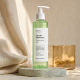 Gel Aloe. Imagen editorial del producto.