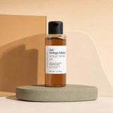 Gel Ginkgo Biloba. Imagen editorial del producto.
