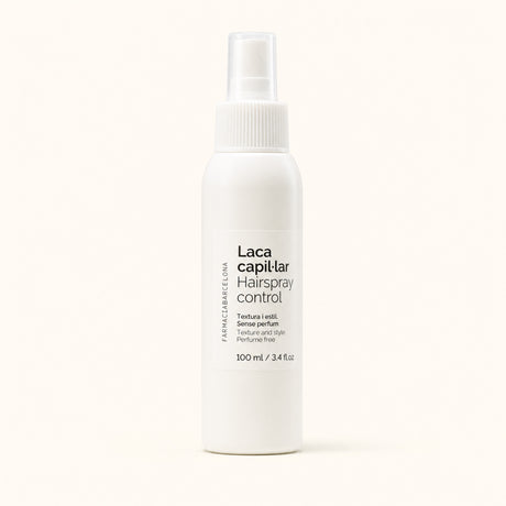 Laca Capilar sin Perfume 100 ml. Vista frontal del producto.