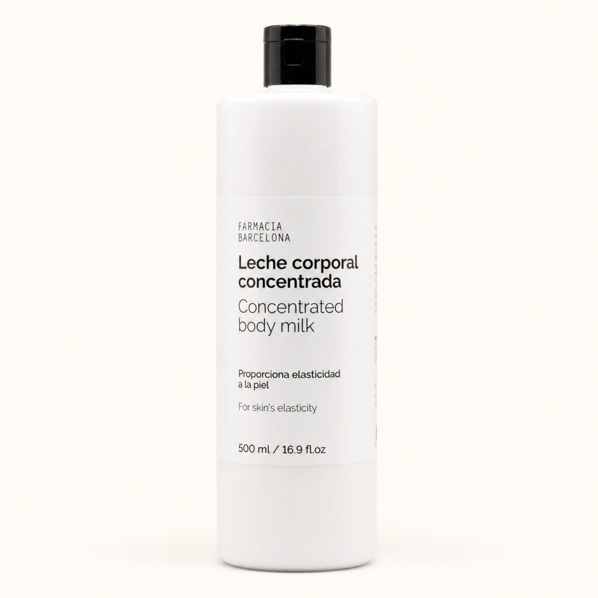 Leche Corporal Concentrada. Vista frontal del producto.