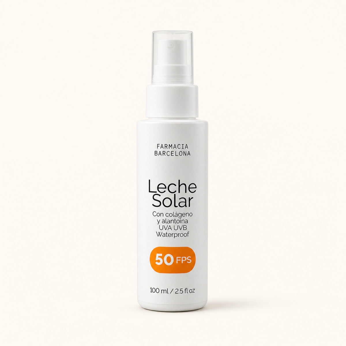 Leche Solar FPS 50 de 100 ml, vista frontal