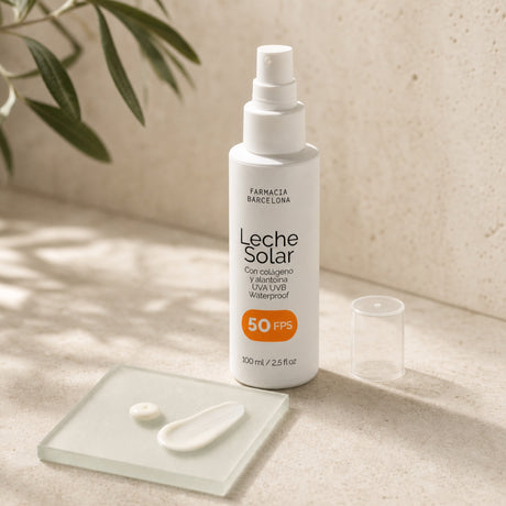 Leche Solar FPS 50 de 100 ml con dispensador y textura